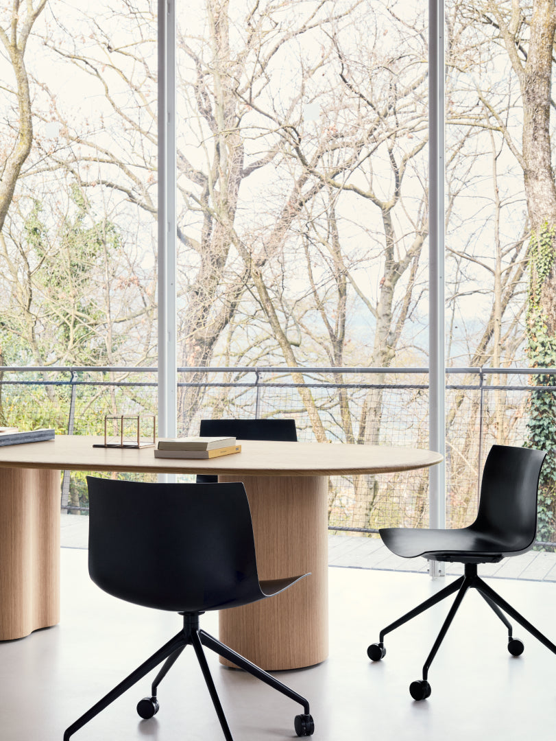 Catifa Carta Arper Design Chair with Castors Workspace